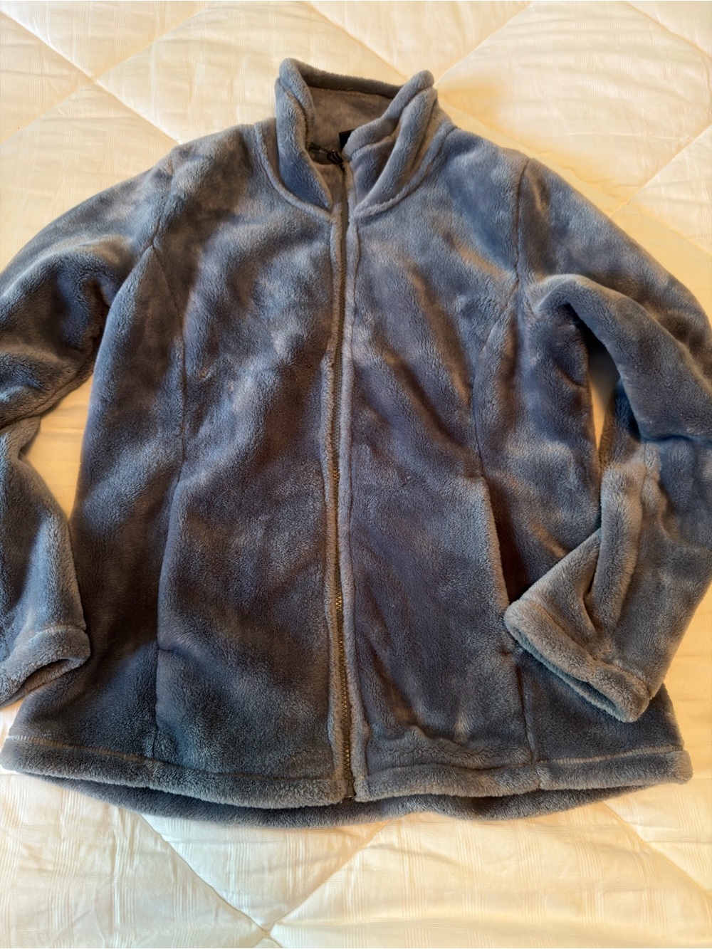32 Degrees Heat Plush Full-Zip Faux Fur Jacket
